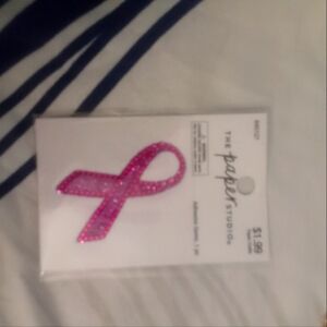 Pink Ribbon Patch by The Paper Studio